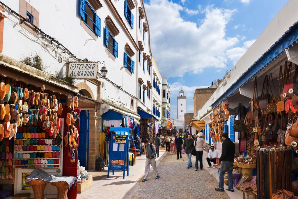 Shops And Stalls In The Medina, Rue Attarine, Essaouira, Morocco, North Africa