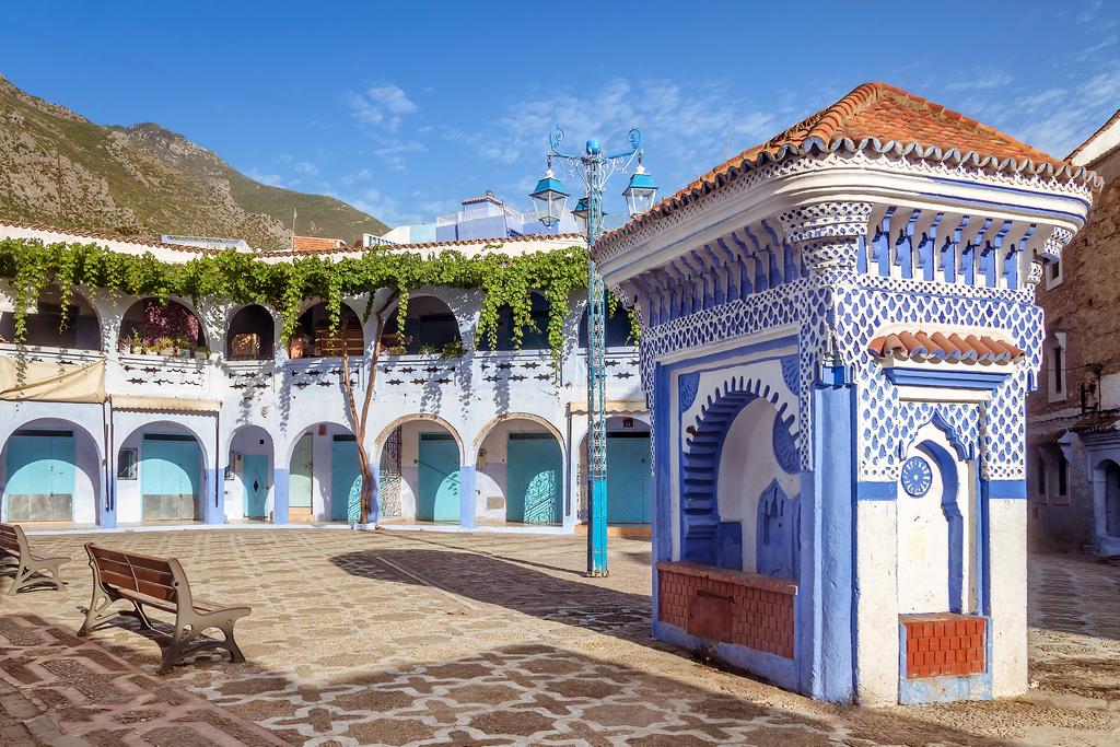 Square In Chefchaouen